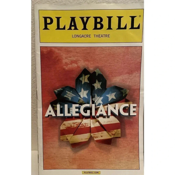 Allegiance Playbill‎ With Cast  List 2015 - Picture 1 of 3